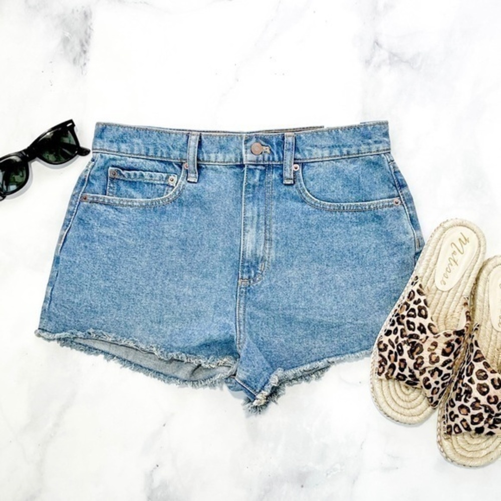 VS Pink High Waist Jean Shorts